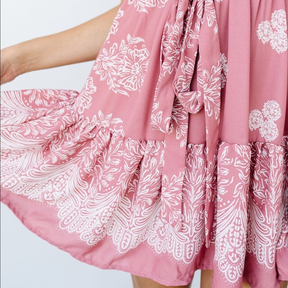 ⚡️LAST ONE⚡️TRIPLE THREAT MINI DRESS IN MAUVE - Picture 3 of 16